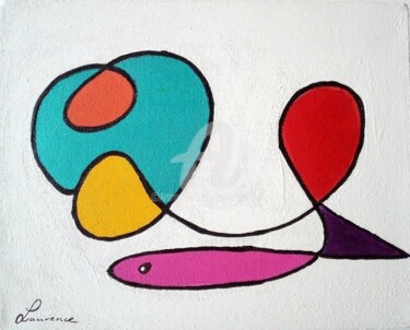 Painting titled "SARDINE" by Laurence Lbn, Original Artwork, Acrylic