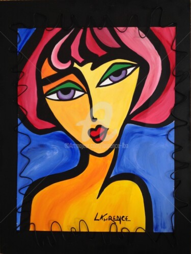 Painting titled "SIXTINE" by Laurence Lbn, Original Artwork, Acrylic