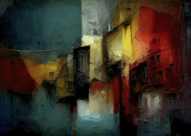 Digital Arts με τίτλο "Naples" από Laurence Masson, Αυθεντικά έργα τέχνης, Ψηφιακή ζωγραφική