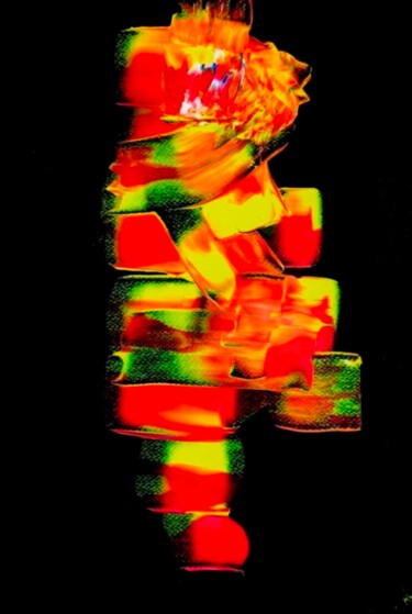 Картина под названием "Red Hot Chilli Pepp…" - Laurence Million (YJAELL), Подлинное произведение искусства, Акрил Установлен…