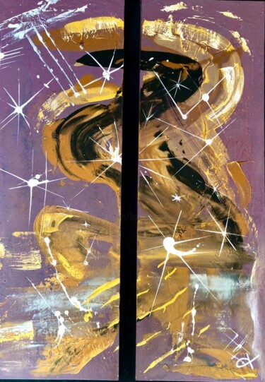 Malerei mit dem Titel "Big Band" von Laurence Million (YJAELL), Original-Kunstwerk, Acryl