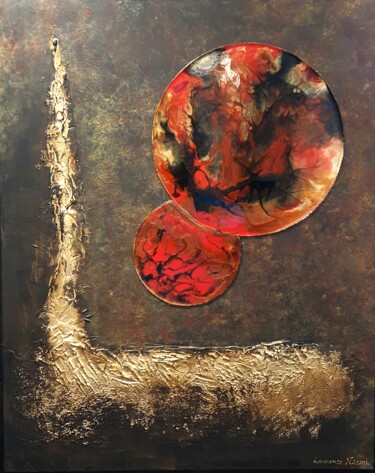 Картина под названием "HESTIA" - Laurence Nicod, Подлинное произведение искусства, Акрил