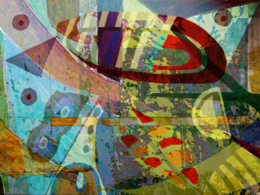 Arts numériques intitulée "Profondeur Océan.jpg" par Laurence Rolland-Jibard, Œuvre d'art originale
