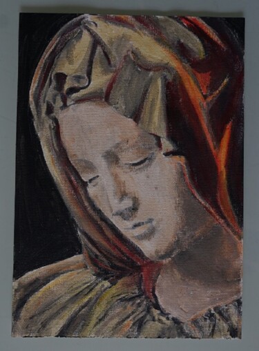 Картина под названием "sainte vierge - sur…" - Laurence Servoin, Подлинное произведение искусства, Акрил