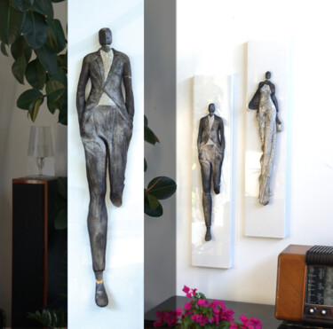 Скульптура под названием "Nao/mannequin-Créat…" - Laurence Tellier, Подлинное произведение искусства, Керамика
