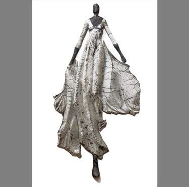 Rzeźba zatytułowany „Julia/mannequin-Cré…” autorstwa Laurence Tellier, Oryginalna praca, Ceramika