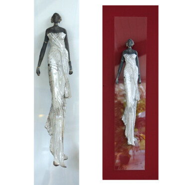 Kate/mannequin-Création de défilé de mode Sculpture titled "Kate/mannequin-Créa…" by Laurence Tellier, Original Art, Ceramics