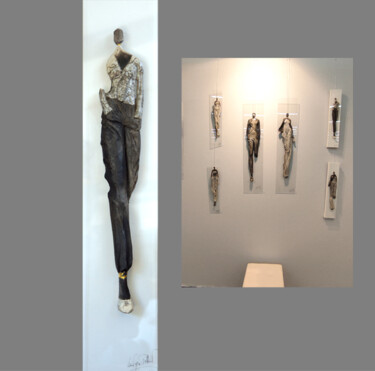 Sculpture titled "Emily/mannequin-Cré…" by Laurence Tellier, Original Artwork, Ceramics