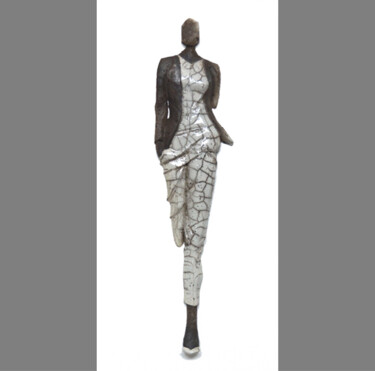 Sculpture titled "Elise/mannequin-Cré…" by Laurence Tellier, Original Artwork, Ceramics