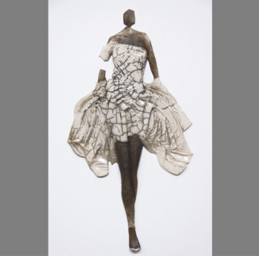 Sculpture titled "Enora/mannequin-Cré…" by Laurence Tellier, Original Artwork, Ceramics