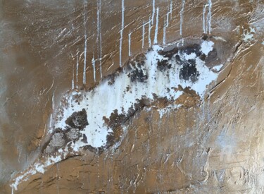 Картина под названием "Guépard" - Laurence Thiebau, Подлинное произведение искусства, Акрил Установлен на Деревянная рама дл…
