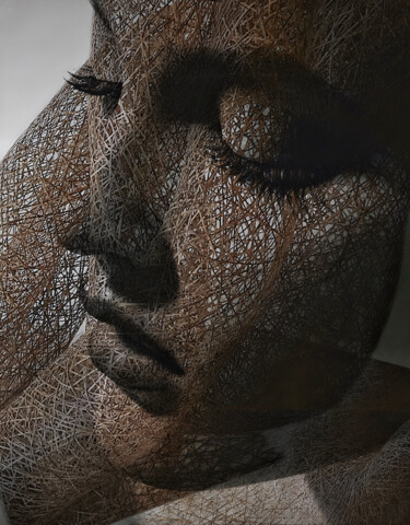 Digital Arts titled "DEEP SOUL 59" by Laurence Verney, Original Artwork, Manipulated Photography Mounted on Aluminium