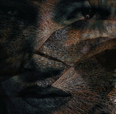 Digital Arts titled "DEEP SOUL 63" by Laurence Verney, Original Artwork, Manipulated Photography Mounted on Aluminium