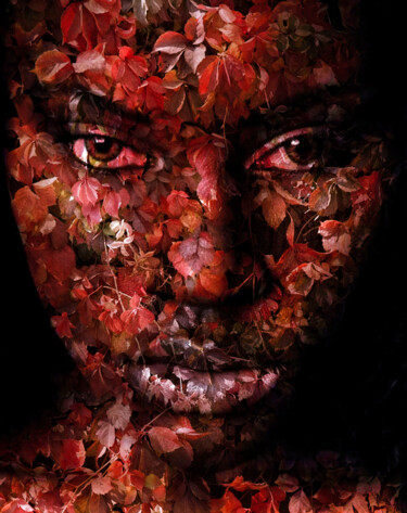 Digital Arts titled "DEEP SOUL 83" by Laurence Verney, Original Artwork, Manipulated Photography Mounted on Aluminium