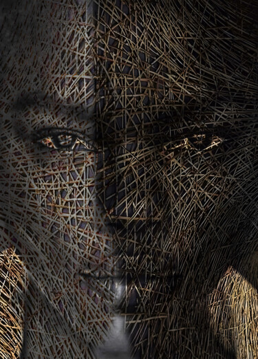 Digital Arts titled "DEEP SOUL 80" by Laurence Verney, Original Artwork, Manipulated Photography Mounted on Aluminium