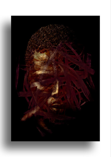 Digital Arts titled "DEEP SOUL 90" by Laurence Verney, Original Artwork, Manipulated Photography Mounted on Aluminium