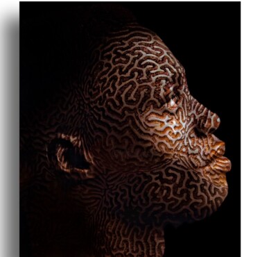 Digital Arts titled "DEEP SOUL 114" by Laurence Verney, Original Artwork, Manipulated Photography Mounted on Aluminium