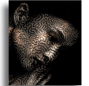 Digitale Kunst mit dem Titel "DEEP SOUL 113" von Laurence Verney, Original-Kunstwerk, Manipulierte Fotografie Auf Aluminium…