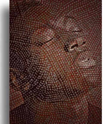 Digitale Kunst mit dem Titel "DEEP SOUL 94" von Laurence Verney, Original-Kunstwerk, Manipulierte Fotografie Auf Aluminium m…