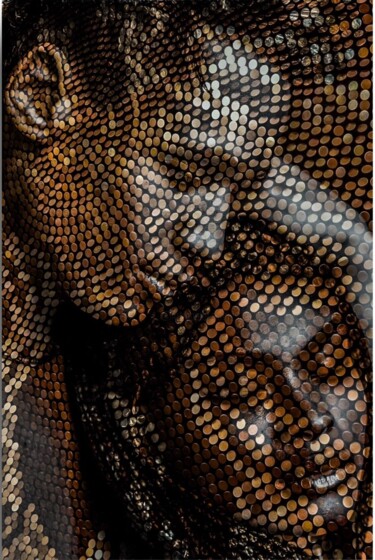 Digitale Kunst mit dem Titel "DEEP SOUL 118" von Laurence Verney, Original-Kunstwerk, Manipulierte Fotografie Auf Aluminium…