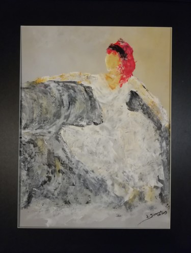 Peinture intitulée "Le boudoir" par Laurence Girerd, Œuvre d'art originale, Acrylique