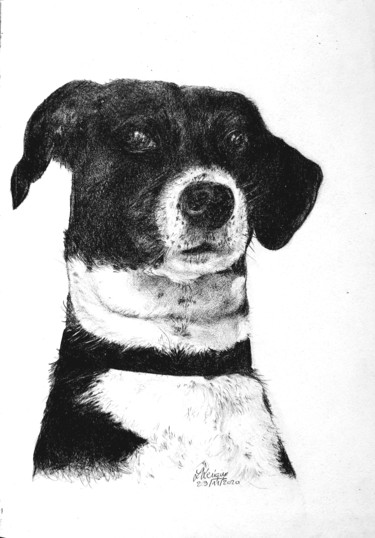 Drawing titled "Ma Chica" by Laurence Keriguy, Original Artwork, Pencil
