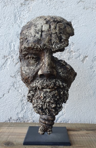 Sculpture intitulée "Olrejni" par Laurence Bigand, Œuvre d'art originale, Argile