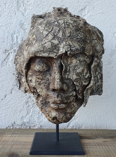 Sculpture intitulée "Agan" par Laurence Bigand, Œuvre d'art originale, Argile