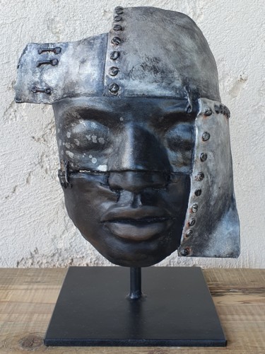 Sculpture intitulée "Jérim" par Laurence Bigand, Œuvre d'art originale, Argile