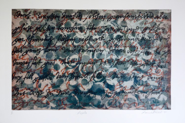 Printmaking titled "Legato" by Laurence Prévost, Original Artwork, Etching