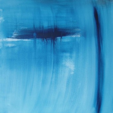 Pittura intitolato "Blue Rain" da Lauren Frontino, Opera d'arte originale