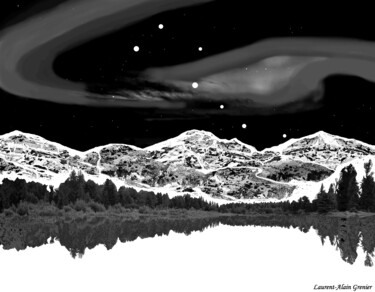 Digital Arts titled "Constellation la gr…" by Laurent-Alain Grenier, Original Artwork, Digital Painting