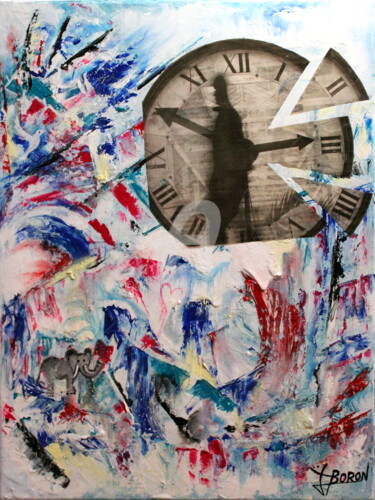 Картина под названием "PAIX & AMOUR ,prend…" - Laurent Boron, Подлинное произведение искусства, Масло