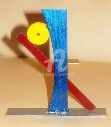 Sculpture intitulée "Objecteur de Consci…" par Laurent Boron, Œuvre d'art originale, Métaux