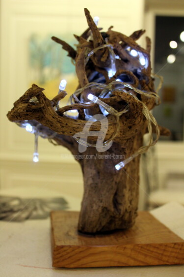 雕塑 标题为“Entrelacer dans les…” 由Laurent Boron, 原创艺术品, 木
