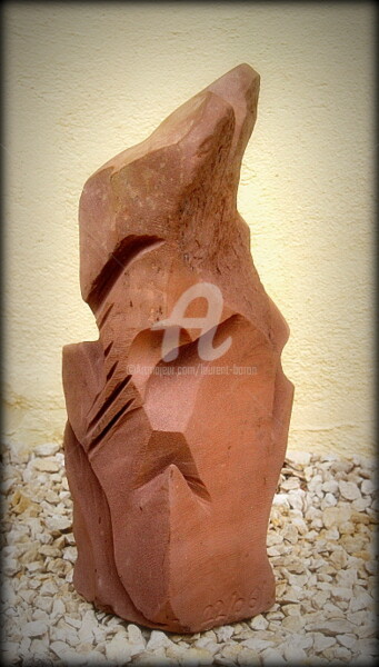 Sculpture titled "Au Gré des Saisons…" by Laurent Boron, Original Artwork, Stone