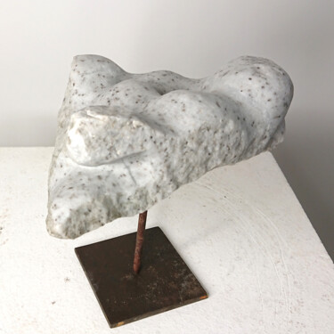 Sculpture titled "Petit nuage III" by Laurent Boucheron, Original Artwork, Stone