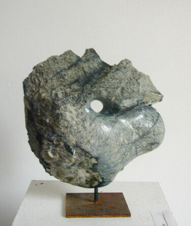Скульптура под названием "Paysage I" - Laurent Boucheron, Подлинное произведение искусства, Камень