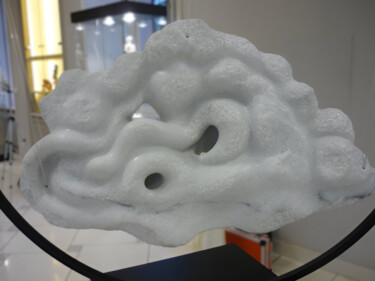 Скульптура под названием "Nuage II" - Laurent Boucheron, Подлинное произведение искусства, Камень