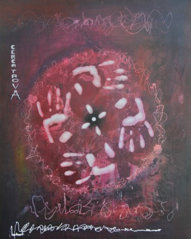 Painting titled "CercaTrova 2" by Laurent Brizzi, Original Artwork