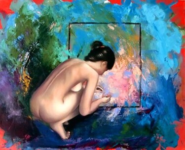 Peinture intitulée "Marina" par Laurent Buffnoir, Œuvre d'art originale