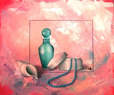 Peinture intitulée "Or et perles" par Laurent Buffnoir, Œuvre d'art originale