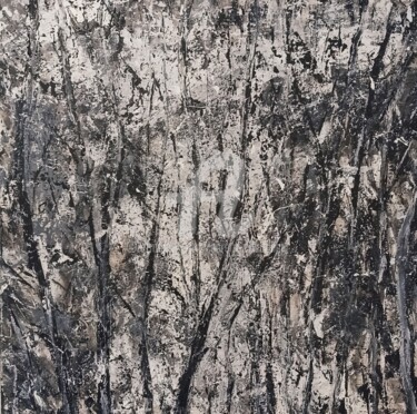 Malerei mit dem Titel "Les arbres 2" von Laurent Chabrillat, Original-Kunstwerk, Acryl