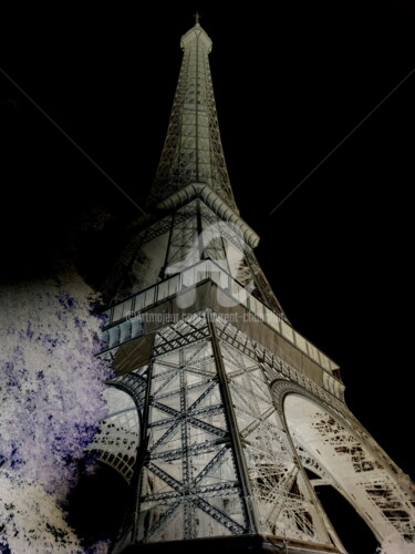 Fotografia zatytułowany „Tour Eiffel” autorstwa Laurent Chabrillat, Oryginalna praca, Fotografia cyfrowa