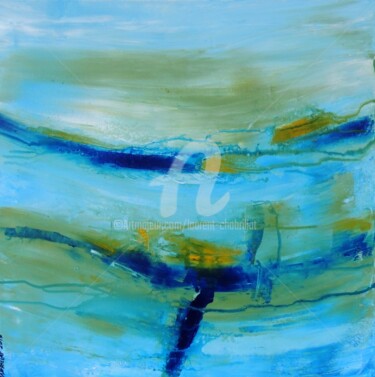 Painting titled "Estuaire" by Laurent Chabrillat, Original Artwork, Acrylic