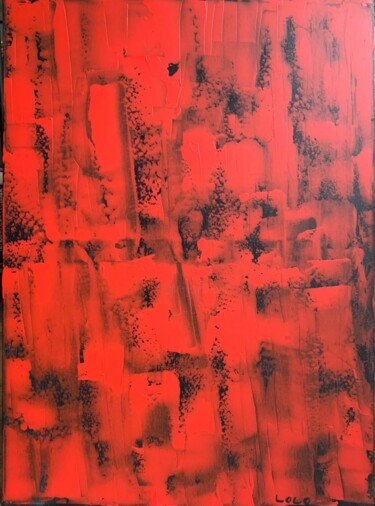 Malerei mit dem Titel "In Fire" von Laurent Da Cunha, Original-Kunstwerk, Acryl