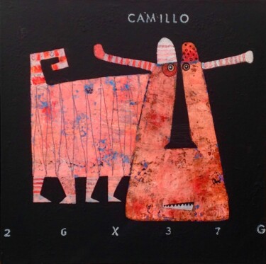 Peinture intitulée "Camillo" par Laurent Dorchin, Œuvre d'art originale, Acrylique