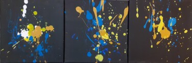 Feux d'artifice Peinture intitulée "Feux d'artifice" par Laurent Dorvo, Œuvre d'art originale, Acrylique