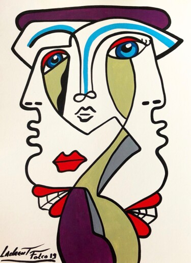 Painting titled "Agadir." by Laurent Folco, Original Artwork, Acrylic