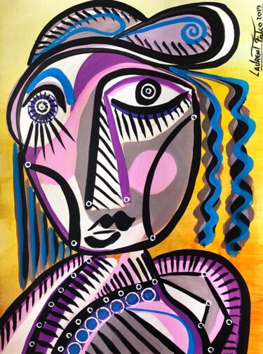 Painting titled "Jazzmen" by Laurent Folco, Original Artwork, Acrylic